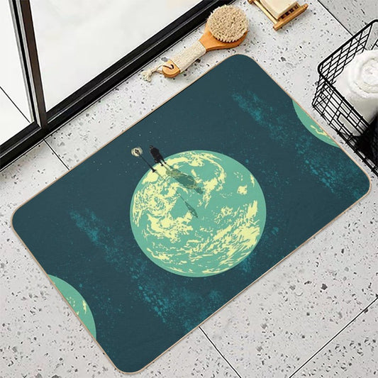 You Are Here - Planet  Absorbent Bath Mat