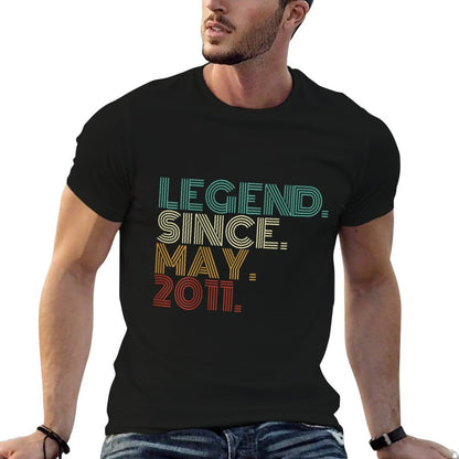 14 Years Old Legend Since May 2011 14th Birthday  Durable T-Shirt