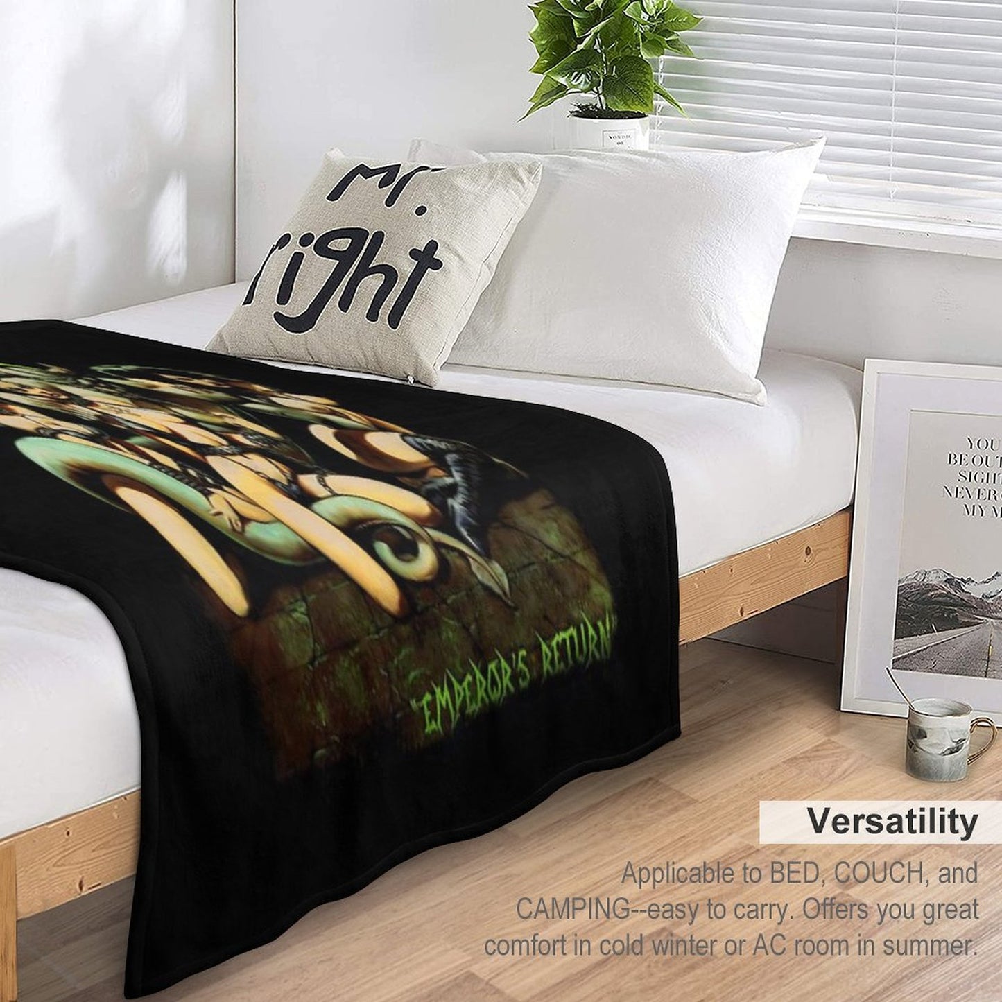 Celtic Frost Sustainable Throw Blanket