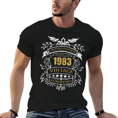 Womens Limited Edition 40th Birthday Gift Idea Vintage 1983  Tagless Design T-Shirt