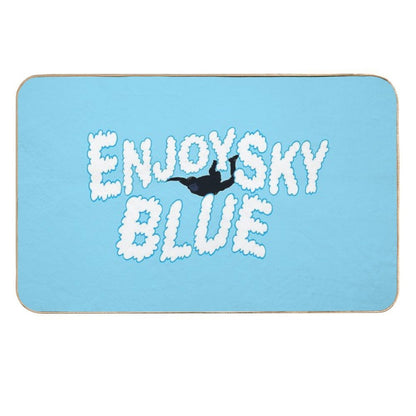 Enjoy Sky Blue Durable Bath Mat
