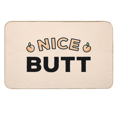 Nice Butt Peach  Long-Lasting Bath Mat