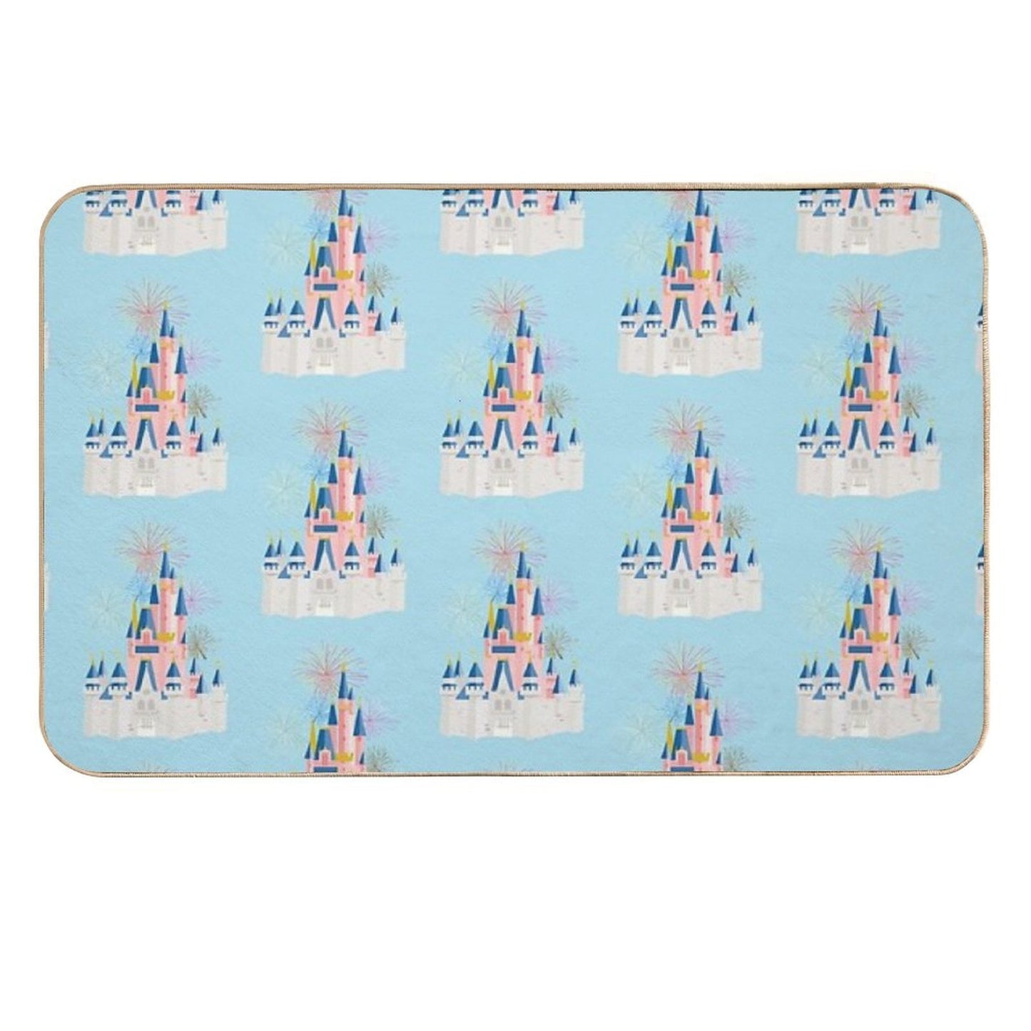 Fairytale Castle  Stain-Proof Bath Mat
