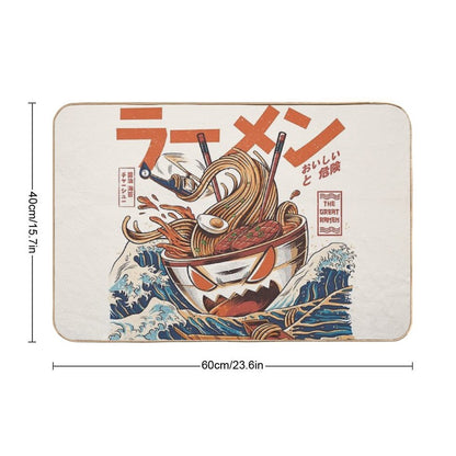 The Great Ramen Off Kanagawa  Stain-Proof Bath Mat