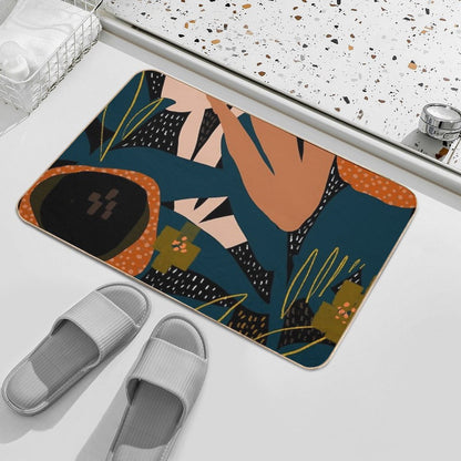 Evening Meadow  Slip-Resistant Bath Mat