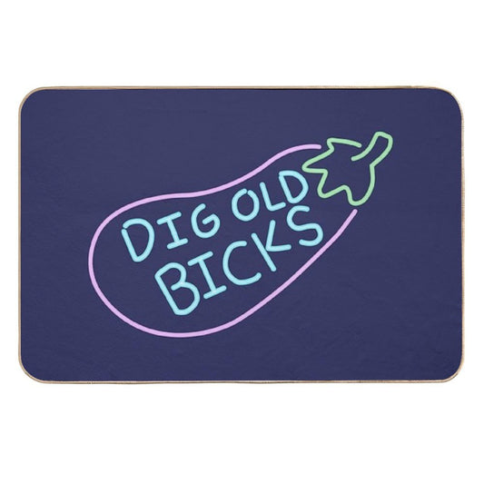 Dig Old Bicks  Multi-Purpose Bath Mat