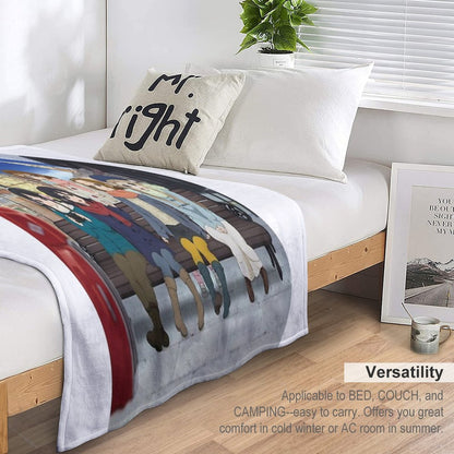 K-On! Movie Wrinkle-free Throw Blanket