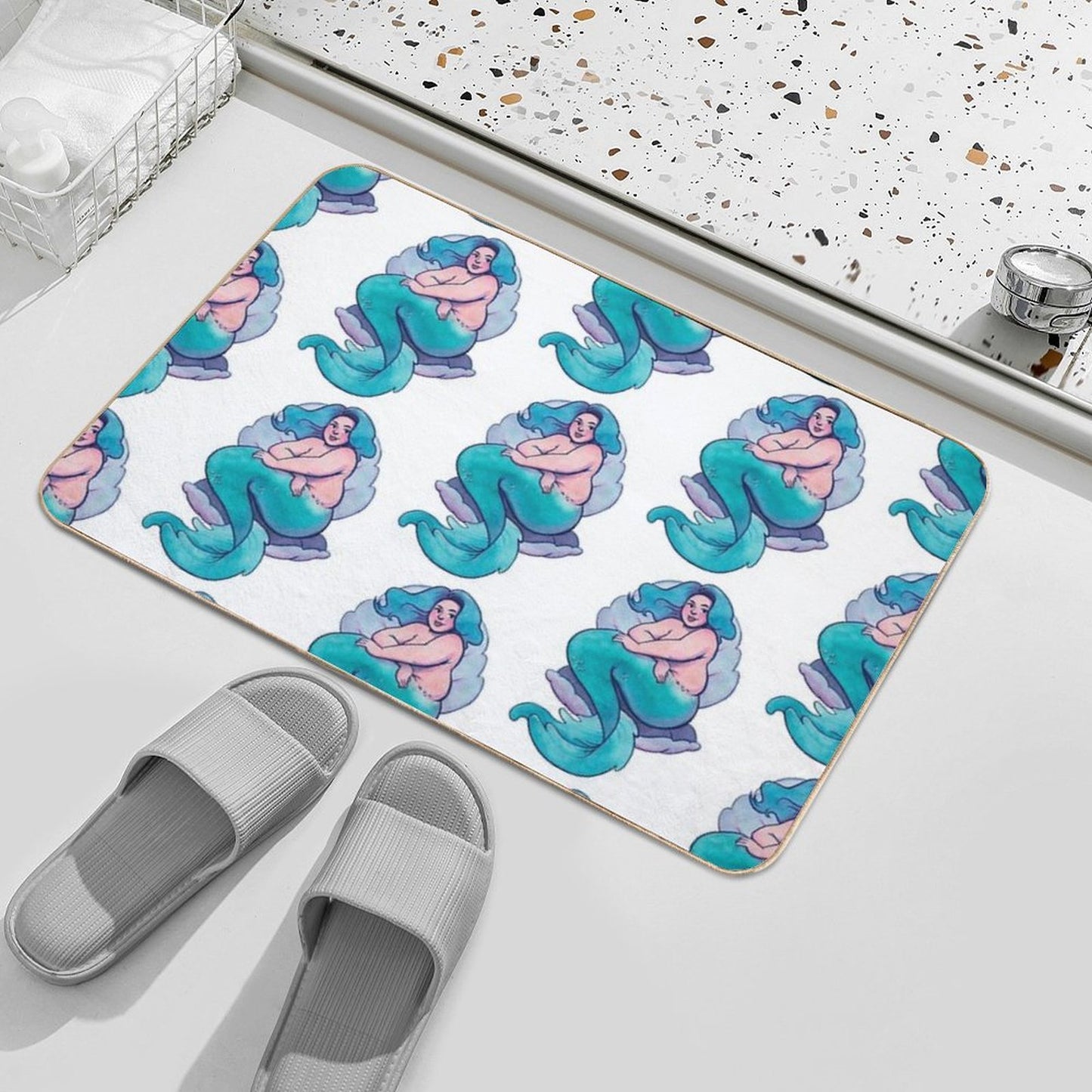 Mer May  Stain-Proof Bath Mat