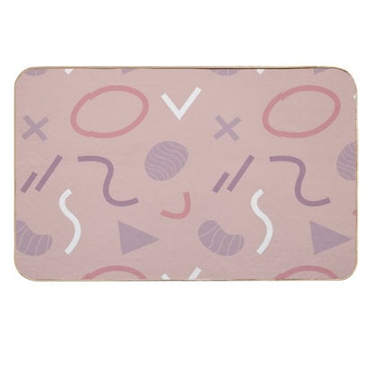 Abstract Design  Non-Slip Bath Mat