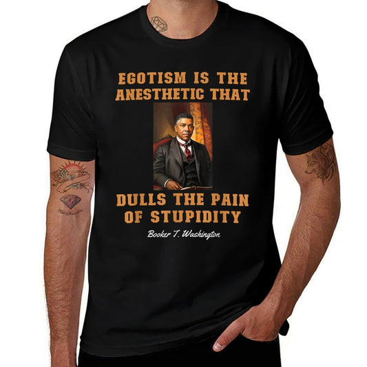 Booker T. Washington Quote Famous Black Men USA History  Easy-care T-Shirt