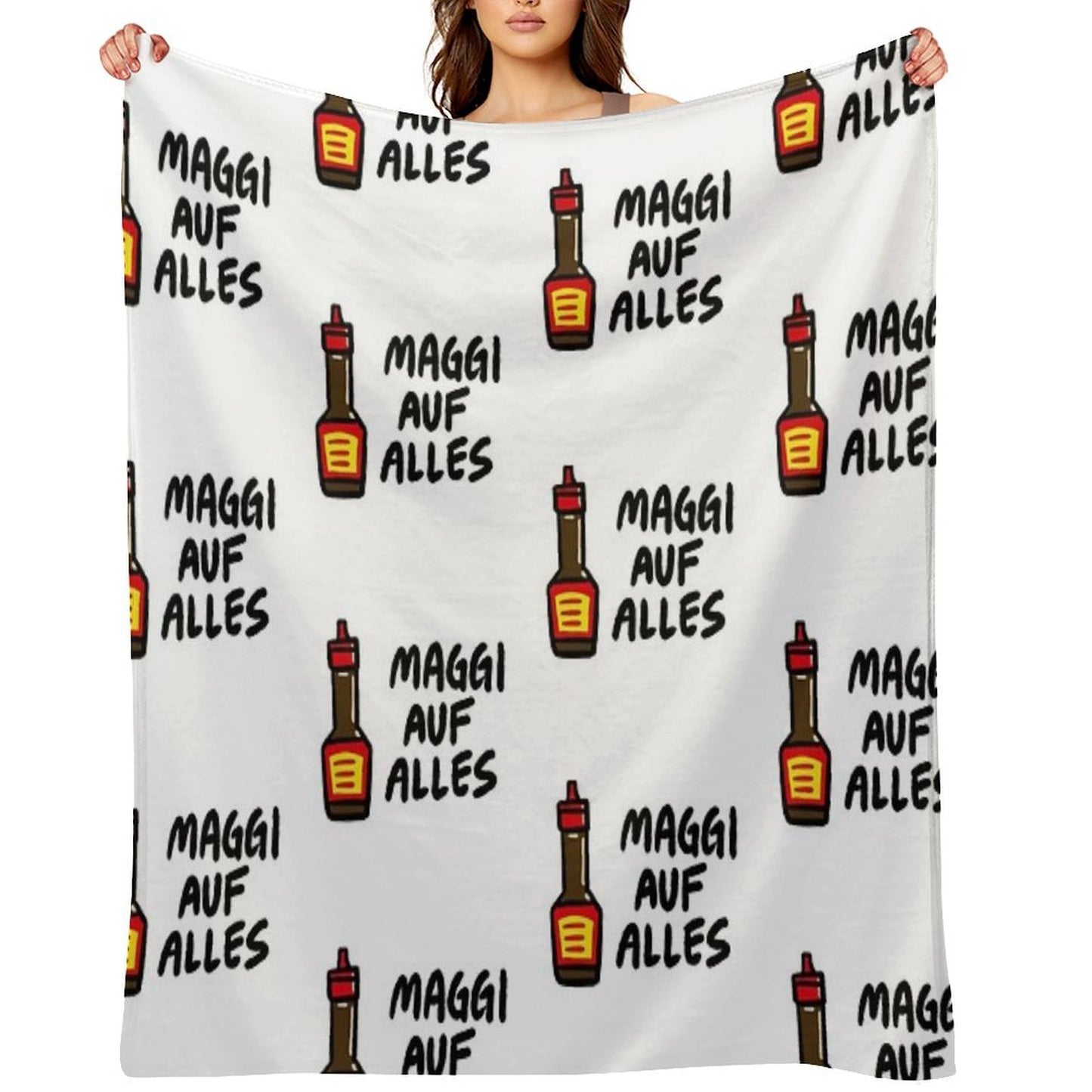 Maggi Auf Alles (Deutsch) Durable Throw Blanket