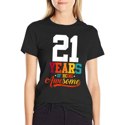 21 Years Of Being Awesome Gifts 21 Years Old 21st Birthday  Classic T-Shirt