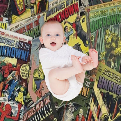 Adventures Into The Unknown - Vintage Comic Books - Halloween Comic For Fans Of Vintage Comic Books Gift-ready Throw Blanket