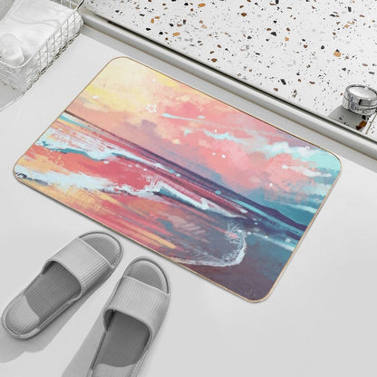 Study of The Sea  Anti-Trip Bath Mat
