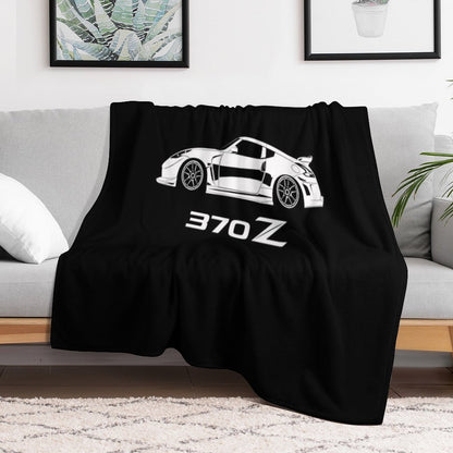 Nissan 370z Sustainable Throw Blanket