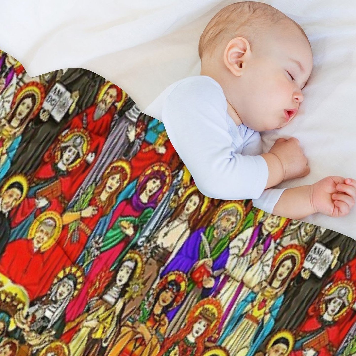 Saints, All Saints, Catholic Saints Versatility Throw Blanket