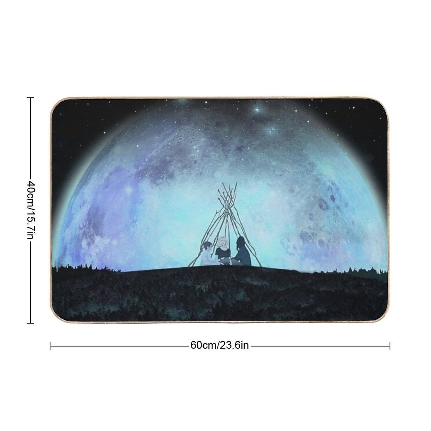 Melancholia  Absorbent Bath Mat