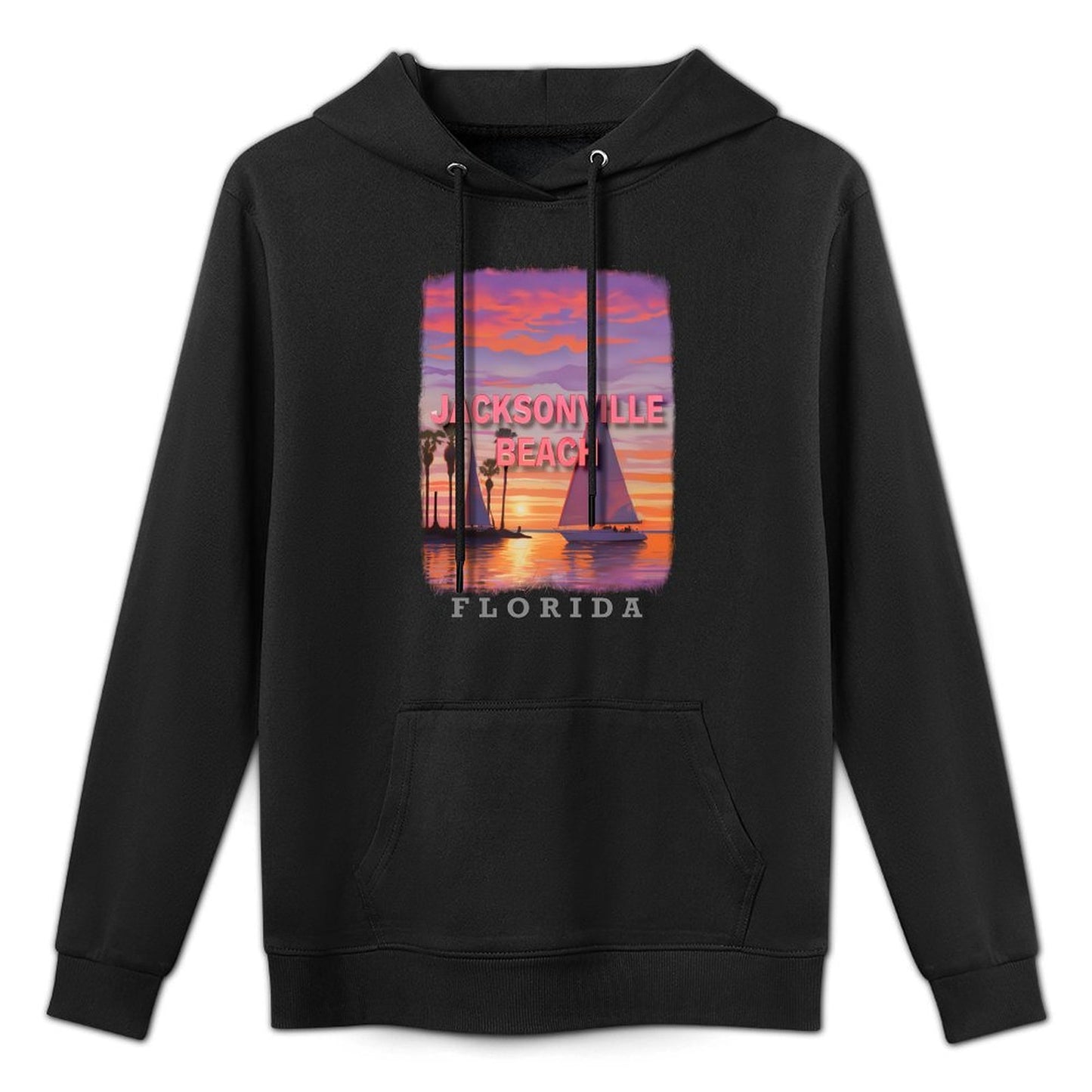 Jacksonville Beach Florida FL Nautical Twilight SD028 Easy Care Hoodie