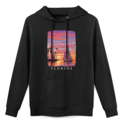 Jacksonville Beach Florida FL Nautical Twilight SD028 Easy Care Hoodie