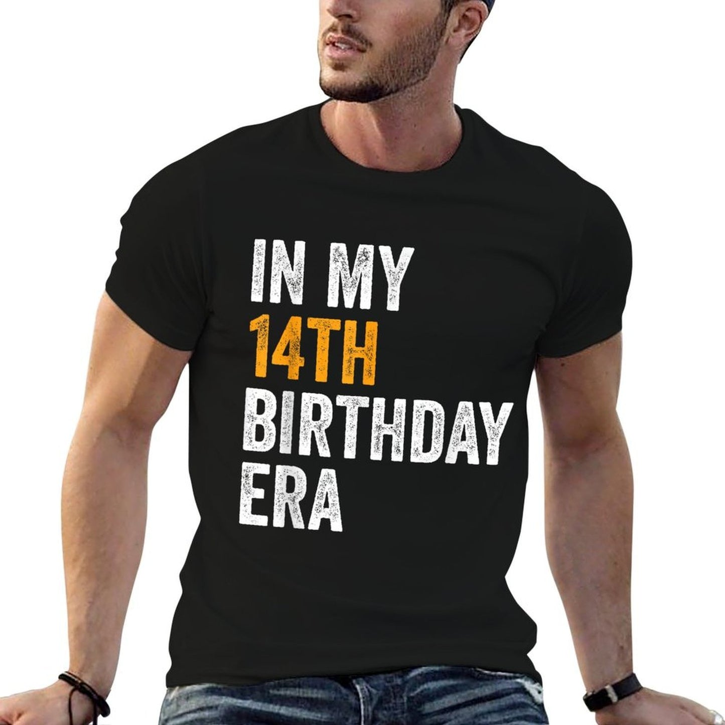 14th Bday 14 Year Old Girln Boy In My 14th Birthday Era  Stretchy T-Shirt