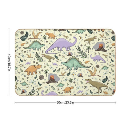 Dinosaurs!  Fade-Resistant Bath Mat