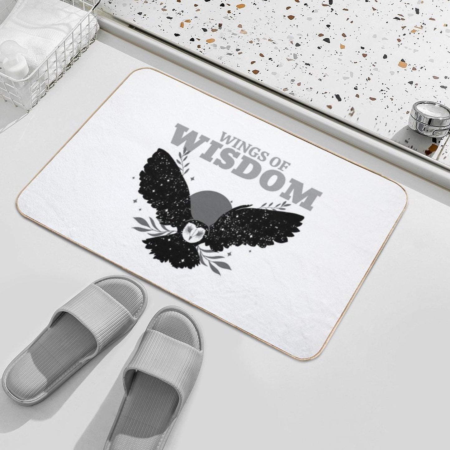 Wings of Wisdom  Absorbent Bath Mat