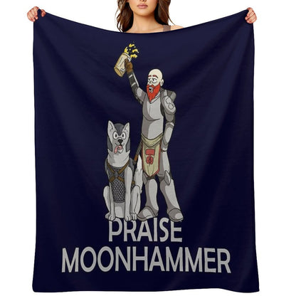 Praise Moonhammer! Gift-ready Throw Blanket