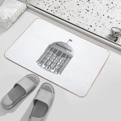 Sacramento City of Trees Tower Picaflor Clothing  Long-Lasting Bath Mat