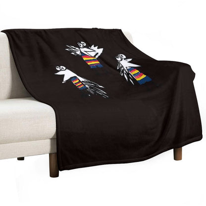 Adelaide Crows Logo Drawing Shrink-resistant Throw Blanket