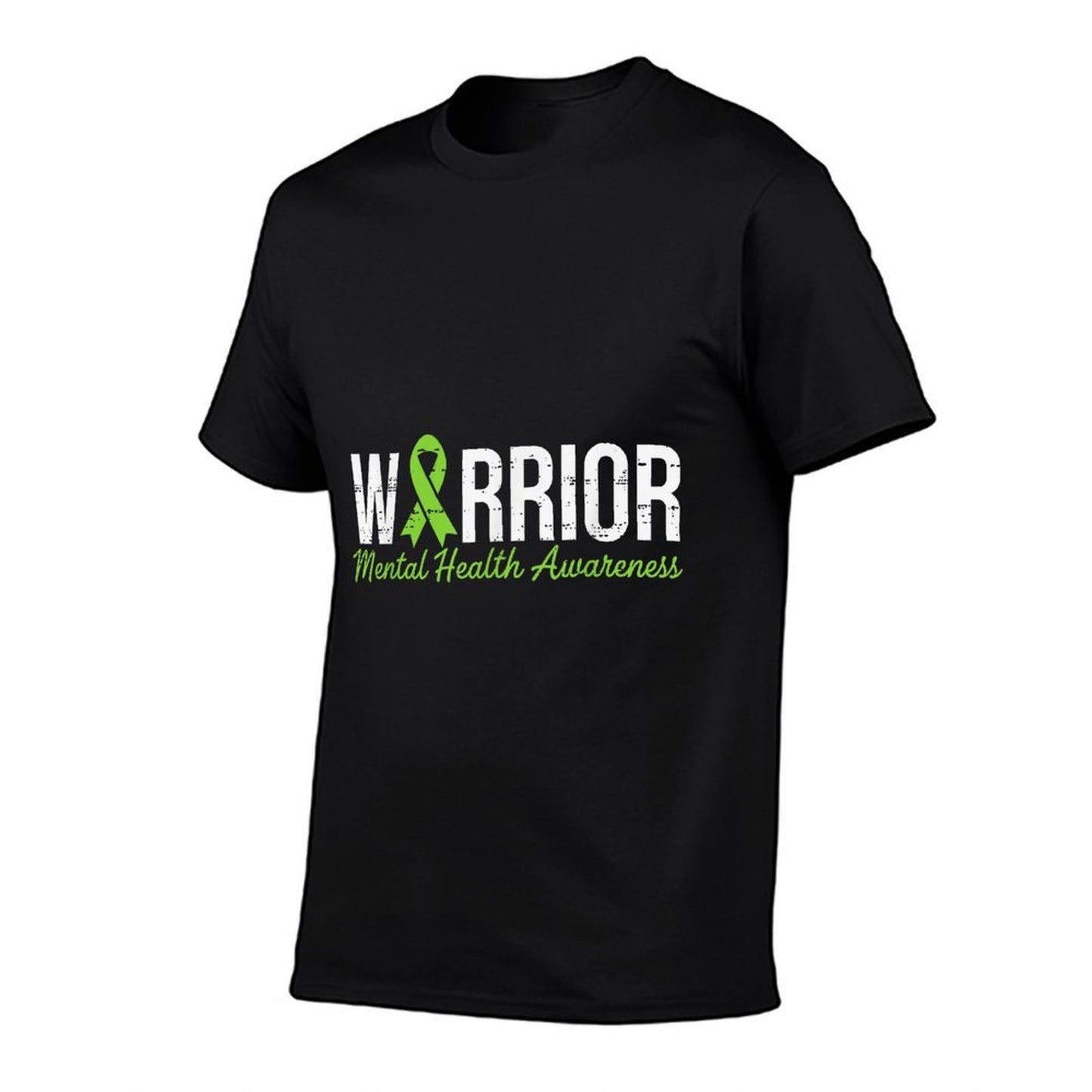 Mental Health Warrior Brain Illness Mental Health Awareness  Wrinkle-resistant T-Shirt