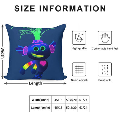 King Trollex Soft Anti-Pilling Throw Pillow