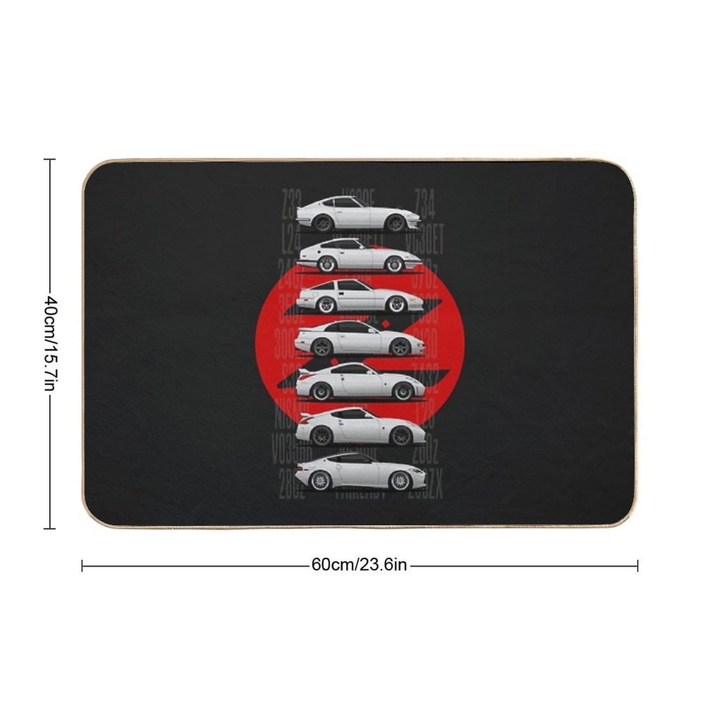 Z Generations (White)  Rapid-Drying Bath Mat