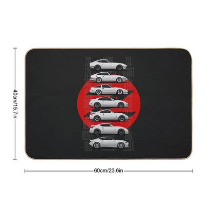 Z Generations (White)  Rapid-Drying Bath Mat