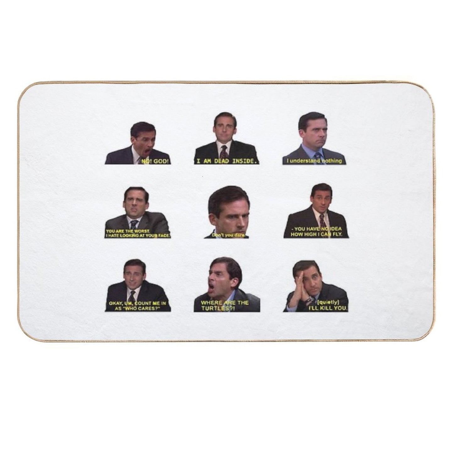 Michael Scott Quotes from The Office  Multi-Purpose Bath Mat