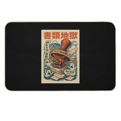 Paperwork Hell – Curse of The Hanko  Slip-Resistant Bath Mat