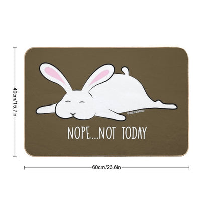 Nope, Not Today - Bunny  Multi-Purpose Bath Mat
