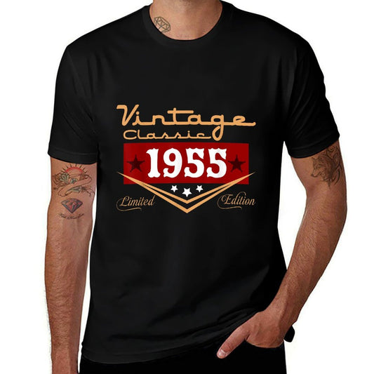 Vintage 70th Birthday Decorations Vintage 1955 70 Years Old  Vintage-inspired T-Shirt