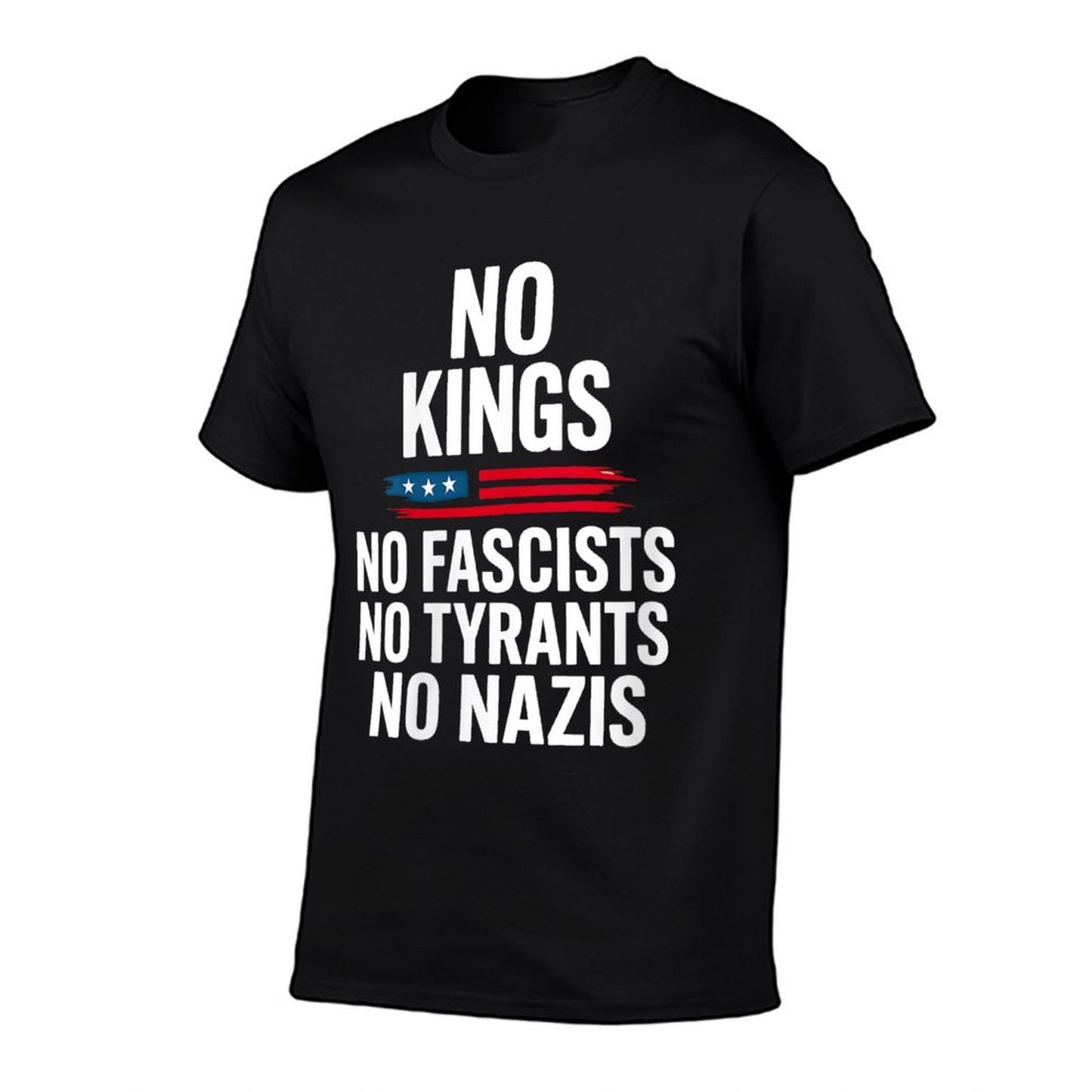 Womens No Kings No Fascists No Tyrants No Nazis No Kings In America  Fade-proof Color T-Shirt