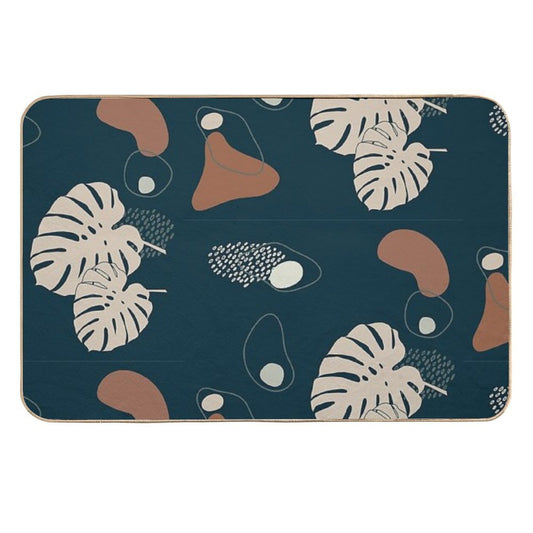 Tropical Night  Stain-Proof Bath Mat