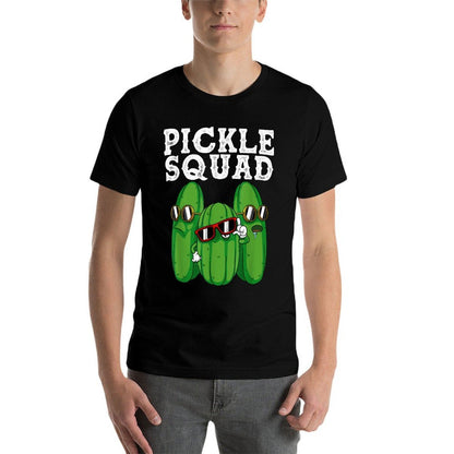 Funny Pickle Squad Novelty Gift Men Kids Big Dill Gang Lover  Vintage-inspired T-Shirt