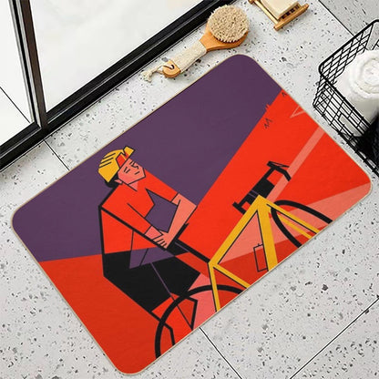 Gravel Bike  High-Traffic Bath Mat