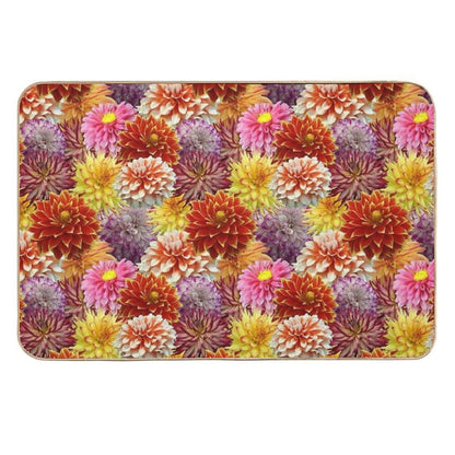 Dahlia Deluge  Dirt-Trapping Bath Mat