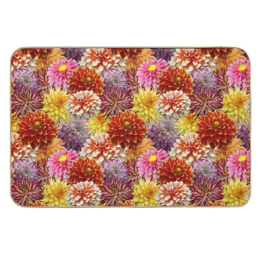 Dahlia Deluge  Dirt-Trapping Bath Mat