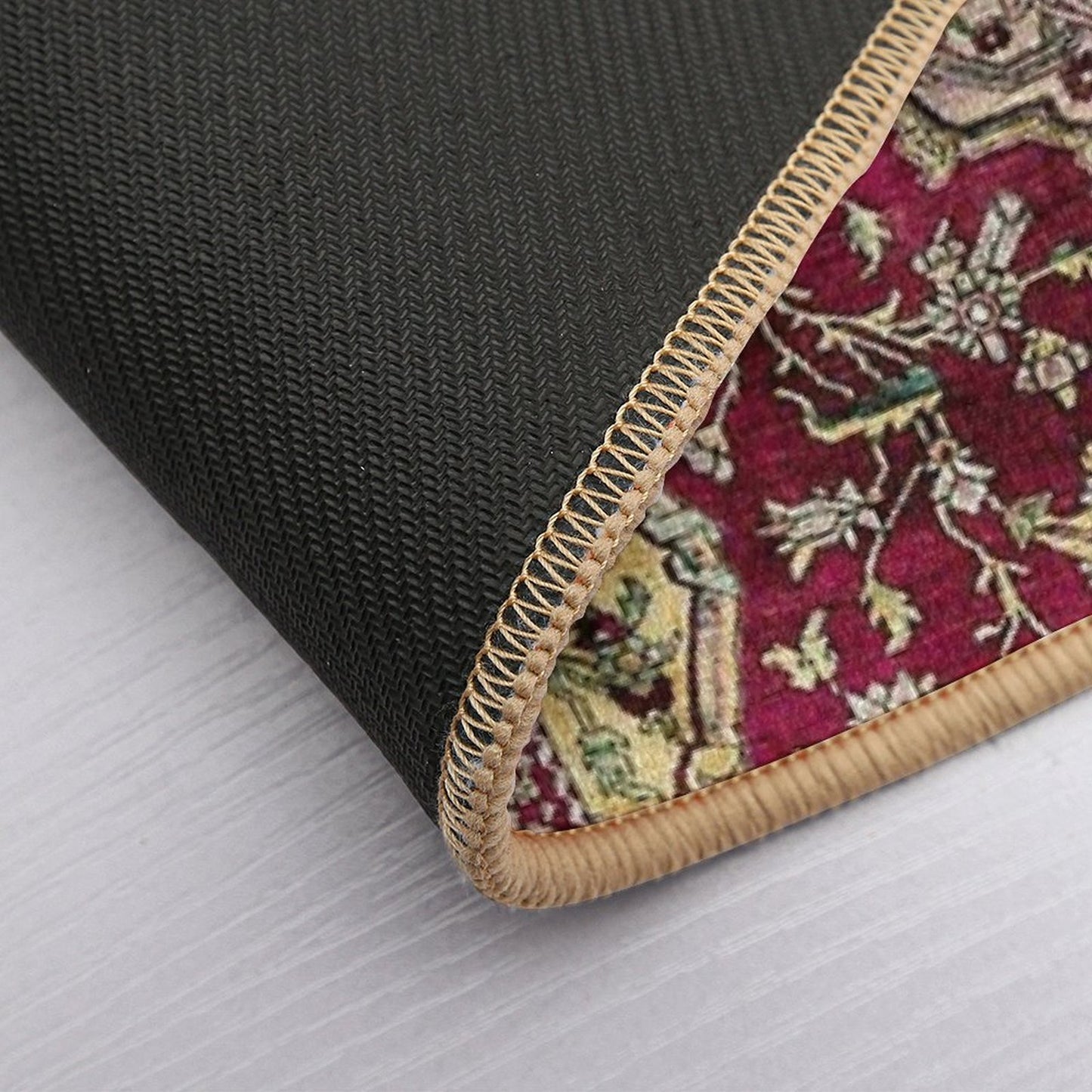 Farahan Arak West Persian Silk Rug Print  Multi-Purpose Bath Mat