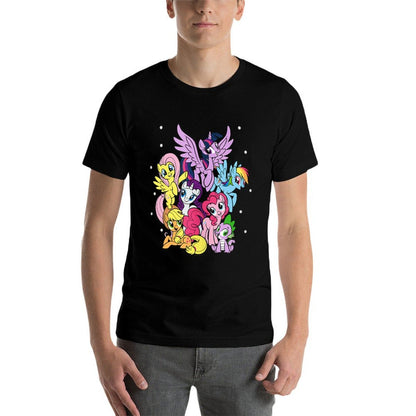 My Little Pony Friendship Is Magic Main Cast Group Shot  Durable T-Shirt