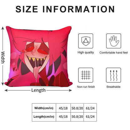 Cursed Alastor Soft Durable Construction Throw Pillow