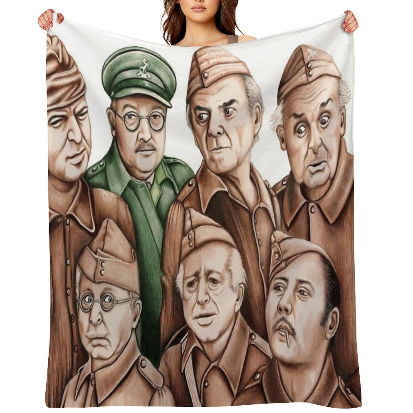 Dad's Army Quick-dry Throw Blanket