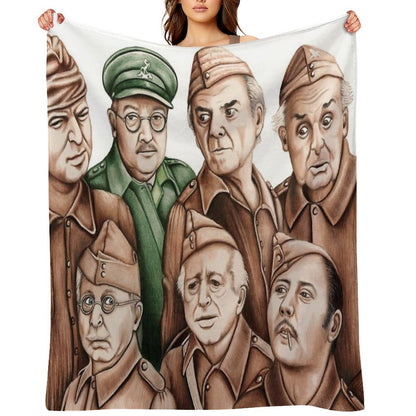 Dad's Army Quick-dry Throw Blanket
