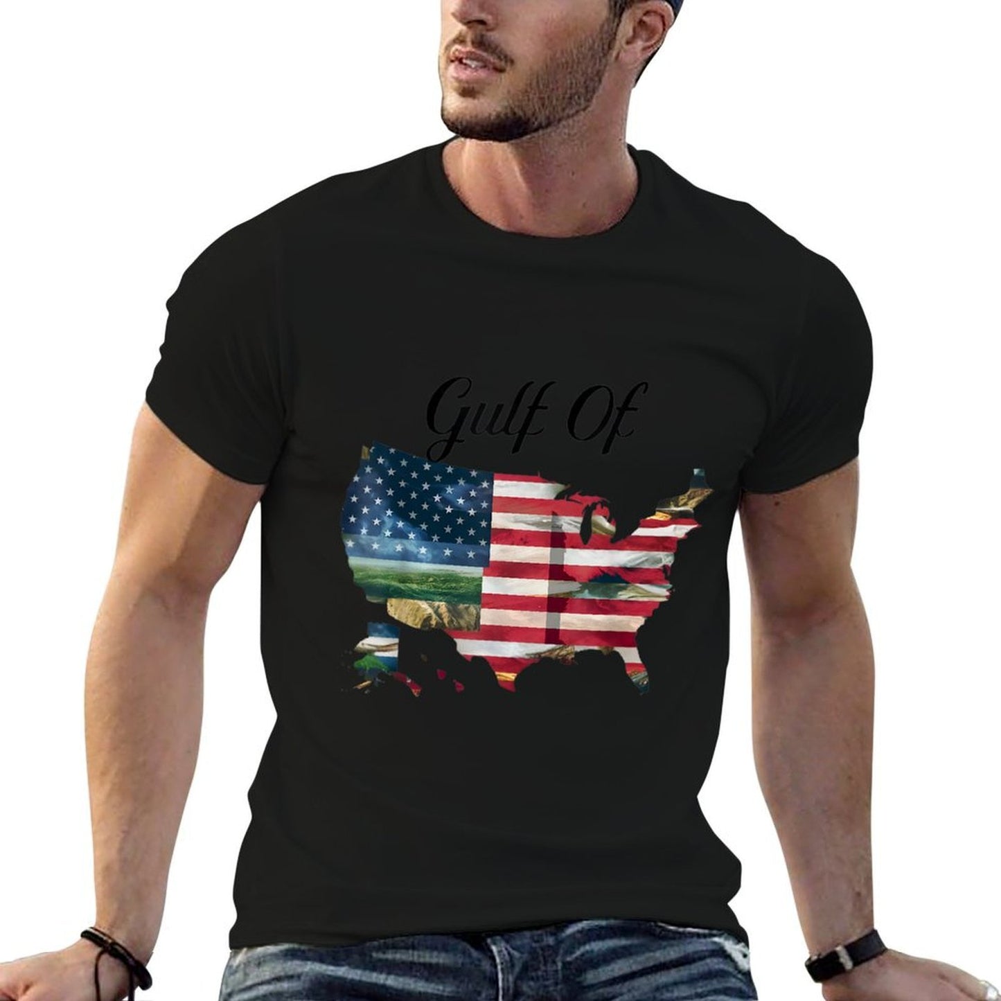 Gulf of United States of America  Moisture-wicking T-Shirt