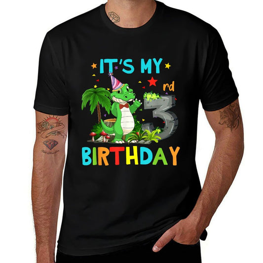 3rd Birthdays Crocodile Birthday 3 Year Old  Versatile T-Shirt